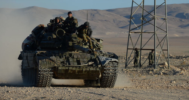 الجيش العربي السوري يحبط اعنف هجوم لـ”داعش” على تدمر منذ تحريرها