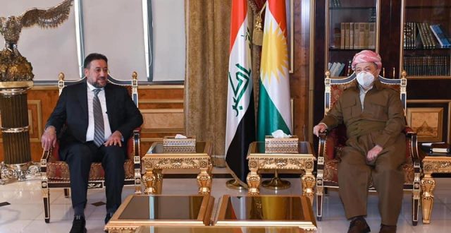 الخنجر وبارزاني يتفقان على شراكة حقيقية في مستقبل العراق